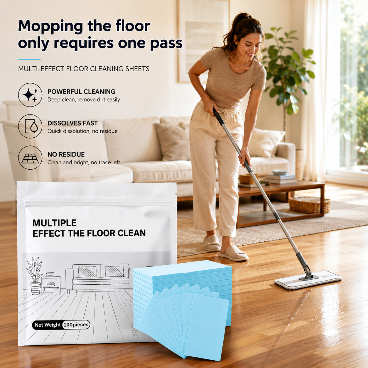 🫧Last Day Discount🫧Multi-Surface Antibacterial Cleaner for Hardwood, Tile & Laminate
