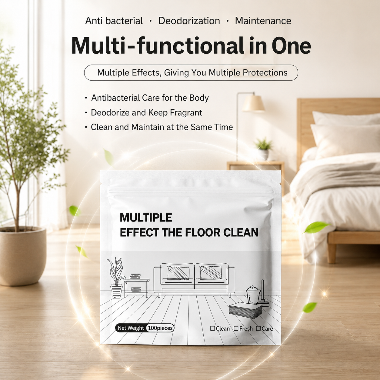 🫧Last Day Discount🫧Multi-Surface Antibacterial Cleaner for Hardwood, Tile & Laminate